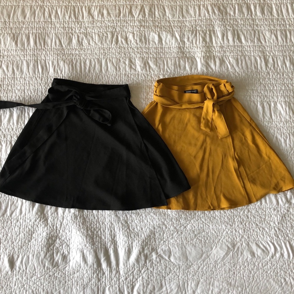 American Apparel wrap skirts 2 for 1